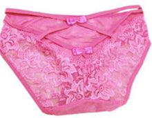 Women Bamboo FIber+Transparent Lace Sexy Black Butterfly Underpants Lingerie Underwear Lady