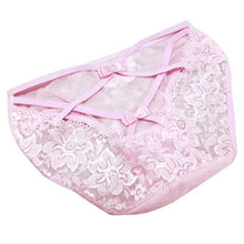 Women Bamboo FIber+Transparent Lace Sexy Black Butterfly Underpants Lingerie Underwear Lady