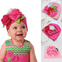 nice-kids-baby-girls-lovely-headwear-big-3d-flower-beanies-cap-hats-po-dress-3m-4y BBL