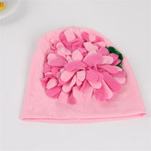 nice-kids-baby-girls-lovely-headwear-big-3d-flower-beanies-cap-hats-po-dress-3m-4y BBL