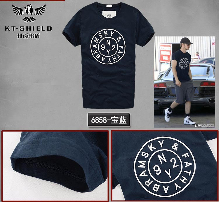 Novelty  Men's T Shirts Short Sleeve Cotton T-shirts for man HCOT slim fit Top Tees
