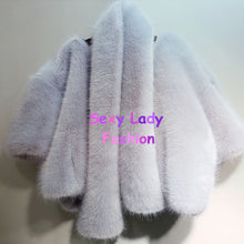 O neck Long Hairy Shaggy Faux Fox Fur Jackets With Scarf 1 Set Woman Three Quarter sleeve Loose Faux Fur Coat Outerwear