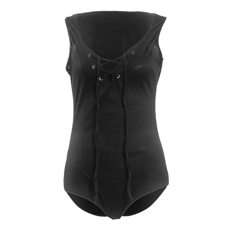 one-piece-black-bodycon-bodysuit-grey-sexy-romper-sleeveless-shorts-jumpsuit-criss-cross-women-overalls-combinaison-femme BBL
