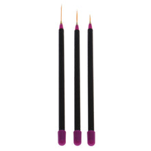 3pc Nail Art Tips Tools Polish Pen Drawing lines Nail Brushes Proffesional Decor Makeup brushes for manicure CY0723