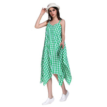 plaid-women-dress-sweetheart-neck-spaghetti-strap-eelegant-dress-casual-evening-party-dress-green BBL