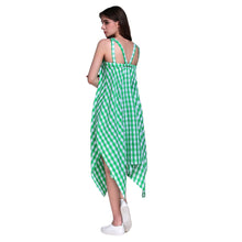 plaid-women-dress-sweetheart-neck-spaghetti-strap-eelegant-dress-casual-evening-party-dress-green BBL