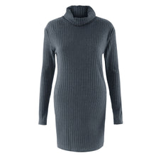 plus-size-fashion-women-knitted-dress-solid-turtleneck-sweater-dress-long-sleeve-casual-party-mini-dress-long-ladies-pullover BBL