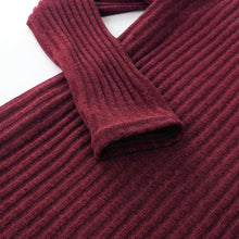 plus-size-fashion-women-knitted-dress-solid-turtleneck-sweater-dress-long-sleeve-casual-party-mini-dress-long-ladies-pullover BBL