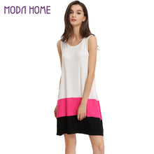 plus-size-women-casual-dresses-round-neck-sleeveless-pocket-dress-patchwork-sexy-party-mini-dress-vestido-de-festa BBL