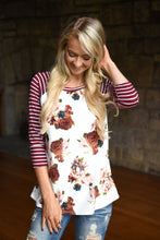 Plus Size Womens Blouse Ladies O-Neck Floral Printed Blusas Shirts Casual Tops Shirts Women Clothing GV359
