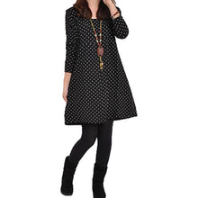 pregnant-maternity-womens-casual-dress-long-sleeve-dot-loose-dresses-blouse-new-py5 BBL