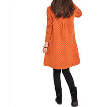 pregnant-maternity-womens-casual-dress-long-sleeve-dot-loose-dresses-blouse-new-py5 BBL