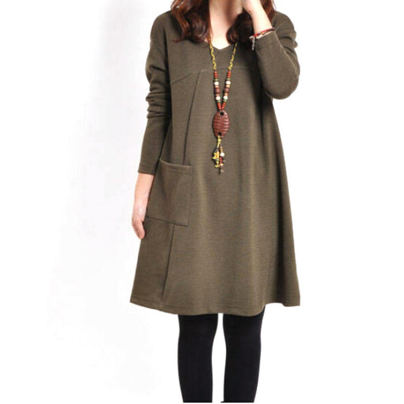 pregnant-women-casual-v-neck-long-sleeve-maternity-dress-ladies-blouse-p1 BBL