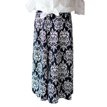 princess-girls-floral-print-ethnic-elastic-tutu-skirts-pants-kids-loose-a-line-long-pant-new BBL