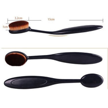 pro-oval-brush-makeup-cosmetic-foundation-liquid-cream-powder-blush-pigment-tool-y8 BBL