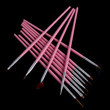 professional-12pcs-uv-gel-pen-brush-nail-art-acrylic-brush-pen-dotting-draw-paint-tool-set-pink-nail-art-brush BBL