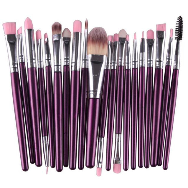 Professional 20pc Makeup Brush Set tools Make-up Toiletry Kit Brand Make Up Brush Set pincel ta de maquiagem