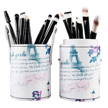 Professional 20pc Makeup Brushes 4 Colors Cosmetic Set Eyeshadow Brush Blusher Cosmetic Tools+Leather Cup Holder Case