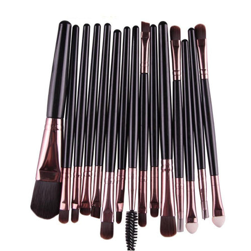 Professional Maquiagem Makeup Brushes 15pc Beauty Cosmetics Foundation Blending Blush Make Up Brush Tool Kit Set