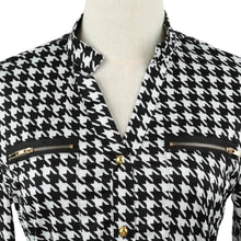 women-sexy-dress-bodycon-dresses-v-neck-three-quarter-sleeve-plaid-vintage-dress-bandage-dress-clubwear BBL