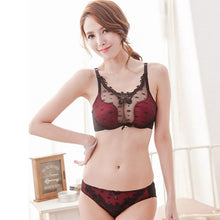 push-up-women-sexy-bra-set-deep-u-perspective-lace-underwear-lingerie-nylon-outfits BBL