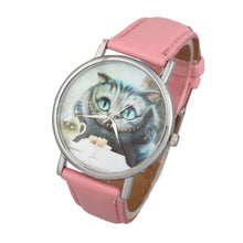 Relogio feminino Fashion & Casual Cute Cat Women Leather Band Analog Quartz Dial Wrist Watch Relojes mujer