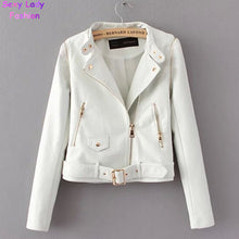 Removable sleeves Faux Leather Jacket Stand Collar Oblique Closure Zipper PU Leather Coat Outwear Femme Black White