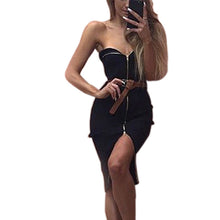 S-XL Women Skirt Women Knitted Skirts Sexy Zippers Package Hip Split Knitting Midi Skirt Pencil Long Skirt GV360