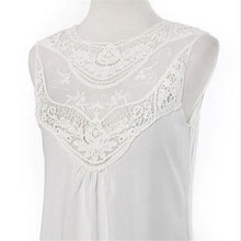 S-XXXL Plus Size Women Clothing Casual Top Sleeveless Lace Crochet Blouse Shirt Embroidery Floral Blouse Women Top