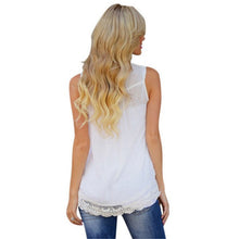 S-XXXL Plus Size Women Clothing Casual Top Sleeveless Lace Crochet Blouse Shirt Embroidery Floral Blouse Women Top
