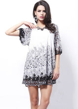 Sale Promotion European Chiffon Pachwork Lace Dress Sexy Floral Print Mini Party Dresses Plus Size Vestidos Renda