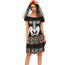 scary-women-2pcs-set-skeleton-halloween-costume-black-dress-slash-neck-ruffle-ropa-esqueleto-slim-masquerade-outfits-hair-band BBL