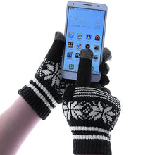Fashion Women Screen Knit Cotton Warm Gloves