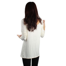 Sexy Women Long Sleeve V Neck Shirt Top Wing Front Top Shirt
