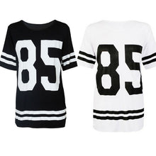 Fashion Womens Baseball Short Sleeeve Shirt Loose Mini Shirtdress 85 printed blouse
