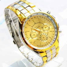 Luxury Men Roman Numerals Watches Metal Analog Quartz Fashion Wrist Watch