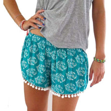 Women Casual High Waist Tassel Shorts For