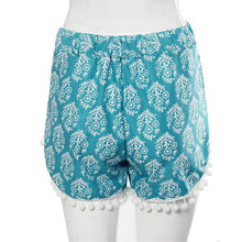 Women Casual High Waist Tassel Shorts For