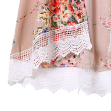 Women Printed Chiffon Shawl Kimono Cardigan Coat Tops Outwear Cover Up Blouse Brand Designer Vestideo