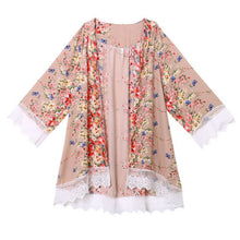 Women Printed Chiffon Shawl Kimono Cardigan Coat Tops Outwear Cover Up Blouse Brand Designer Vestideo