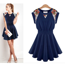 Dress SexyWomens Girl Floral Ruffle Women Casual Sleeveless Evening Party Prom Mini Dress Plus Size