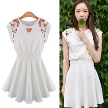 Dress SexyWomens Girl Floral Ruffle Women Casual Sleeveless Evening Party Prom Mini Dress Plus Size