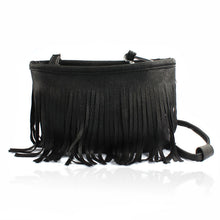 Tassel Shoulder Messenger Clutch Baguette Handbag women Satchel