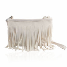 Tassel Shoulder Messenger Clutch Baguette Handbag women Satchel