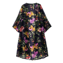Women Kimono Cardigan CoatChiffon Floral Printed Jacket Tops Outwear Cover Up Blouse Vestideo