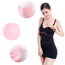 Women Pregnant Clothing Open Buckle Slim VBreastfeeding Nursing Bra Underwear Maternity Mini Dress freeship