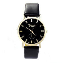 Womens Lady Fashion Roman Leather Band Analog Quartz Wrist Watch Relogio Feminino & s