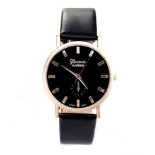 Womens Lady Fashion Roman Leather Band Analog Quartz Wrist Watch Relogio Feminino & s