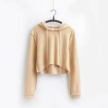 Sexy Anti-wear Hoodies Sets Woman Crop Sweatshirt 5 colors Casual Tracksuit Long sleeve Sportswear