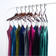 Sexy Backless V neck Sleeveless Side Slit Velvet Dress Woman Retro Bright Velour Long Spaghetti Strap Base Dress 8 colors